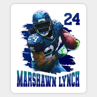 Marshawn lynch || 24 Magnet